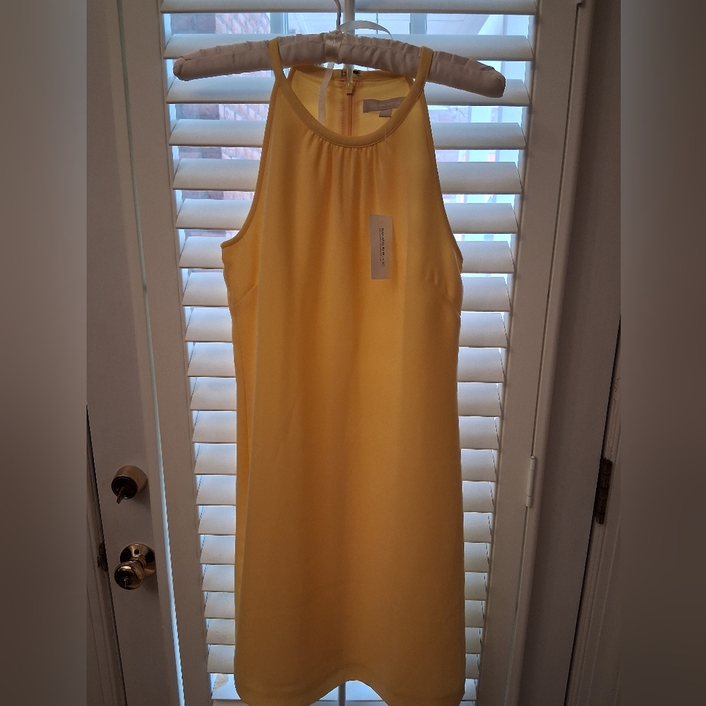 Banana Republic NWT Size 0 Yellow Halter Sundress